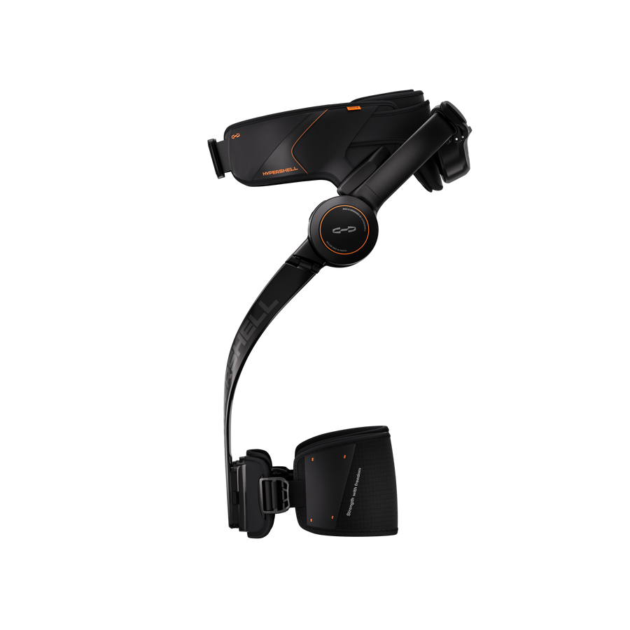 Hypershell X Max S hip exoskeleton, three-quarter view