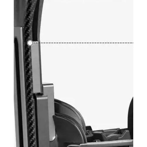 Carbon fibre frame and hip joint detail of the Summit Pro exoskeleton